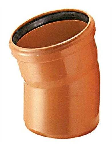 Lauko kanalizacijos alkūnė Magnaplast, Ø 110 mm, 15°