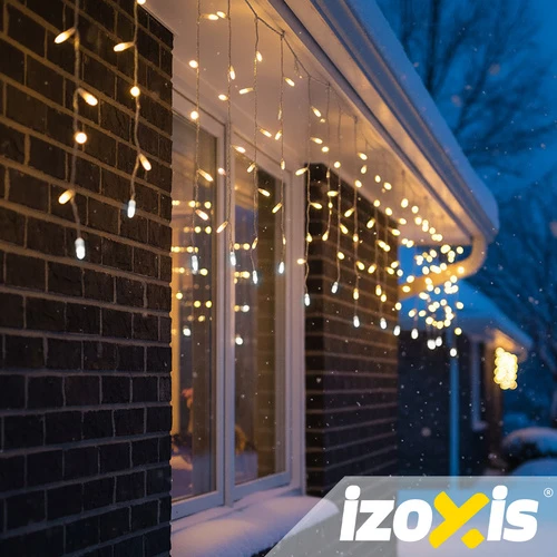 Lauko šviestuvai 100LED 4m Izoxis 26858