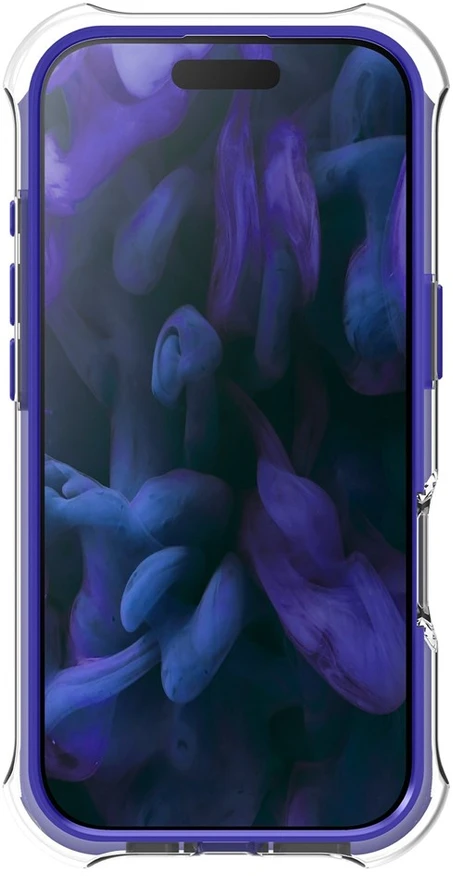 Carruzzo LAUT AERO PROTECT mobiliojo telefono dėklas 16 cm (6.3″) Mėlyna, Permatomas