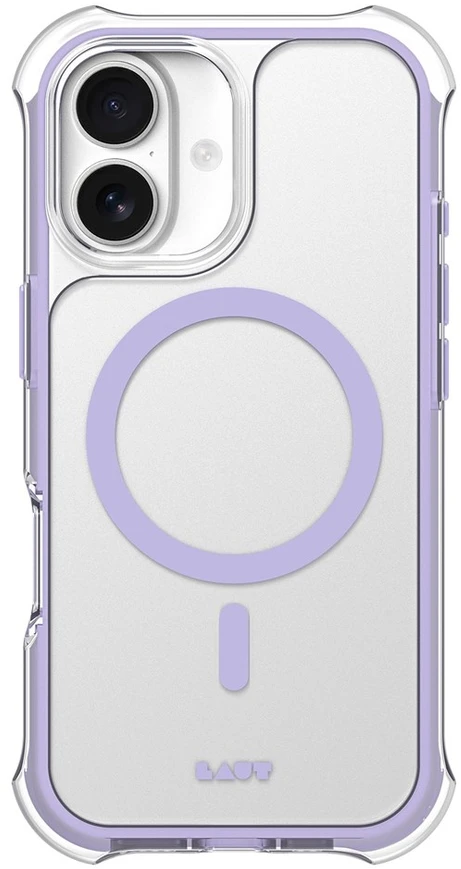 Carruzzo LAUT AERO PROTECT mobiliojo telefono dėklas 17,5 cm (6.9″) Violetinė, Permatomas