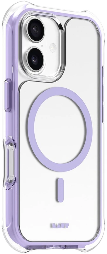 Carruzzo LAUT AERO PROTECT mobiliojo telefono dėklas 17,5 cm (6.9″) Violetinė, Permatomas