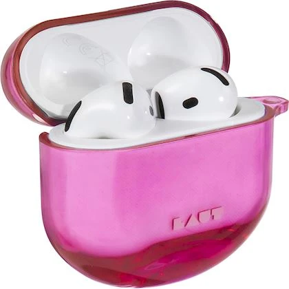 Dėklas Laut Aero Protect for AirPods 4th Gen, Bright Rožinė