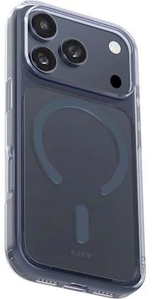 Dėklas Laut Crystal Fluro iPhone 17 Pro Max, Clear Midnight