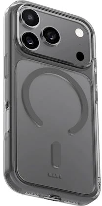 Dėklas Laut Crystal Fluro iPhone 17 Pro Max, Clear Pilkas
