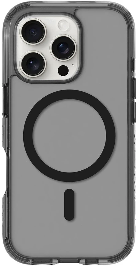 Laut Crystal Matter X MagSafe dėklas, skirtas iPhone 16 Pro Max – skaidrus juodas