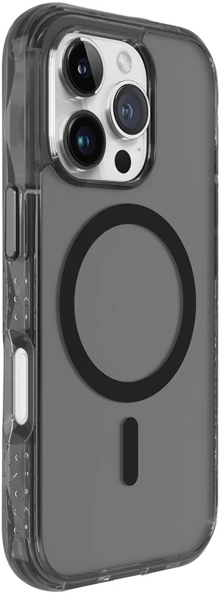 Laut Crystal Matter X MagSafe dėklas, skirtas iPhone 16 Pro Max – skaidrus juodas
