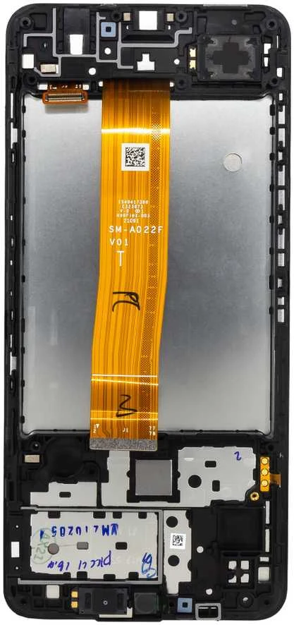 LCD ekranas + Touch Samsung M127F Galaxy M12 Juodas (Paslaugų paketas)