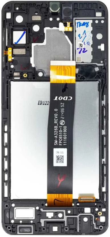 LCD ekranas + jutiklinis blokas + rėmelis (Verze CDOT) Samsung A326 Galaxy A32 5G (pakeitimų paketas)
