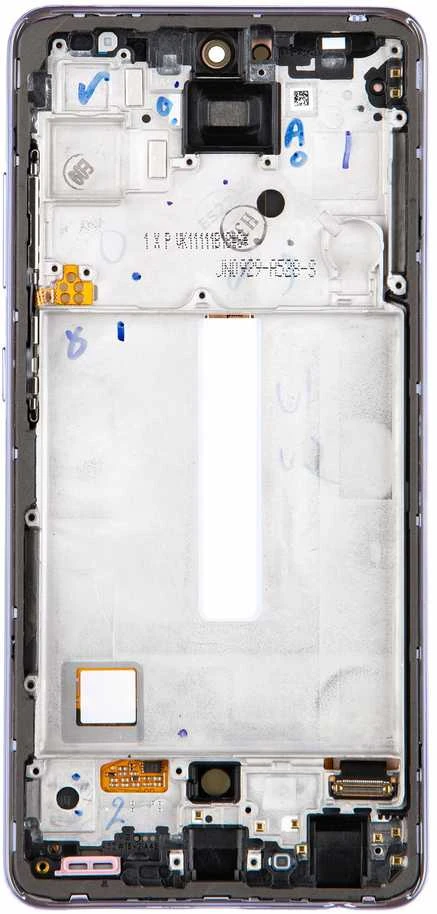 LCD ekranas + jutiklinis blokas Samsung A526 / A525 Galaxy A52 Violet (pakeitimų paketas)
