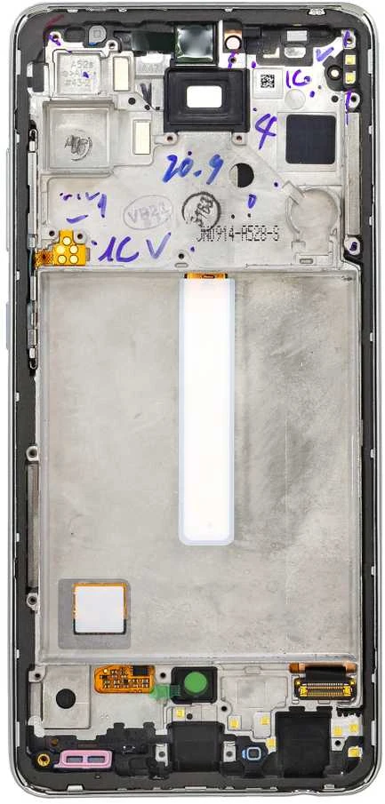 LCD ekranas + jutiklinis blokas Samsung A528B Galaxy A52s 5G Baltas (pakeitimų paketas)