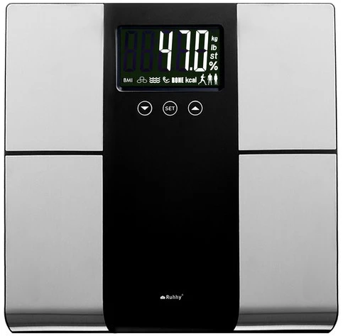 LCD vonios svarstyklės – analitinės Ruhhy 24638