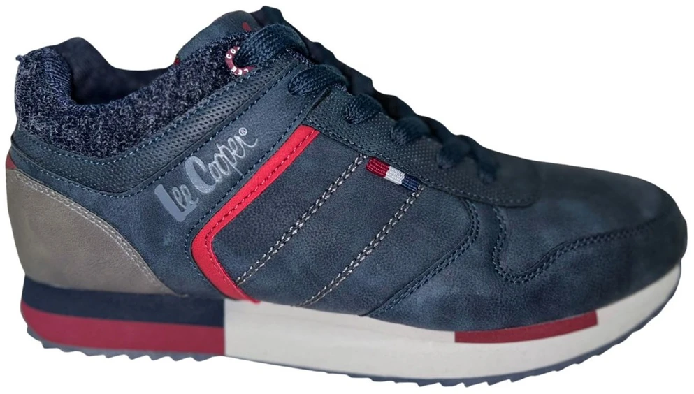 LCO Lee Cooper Men’s Shoes Navy Raudona LCJ-21-29-0642M