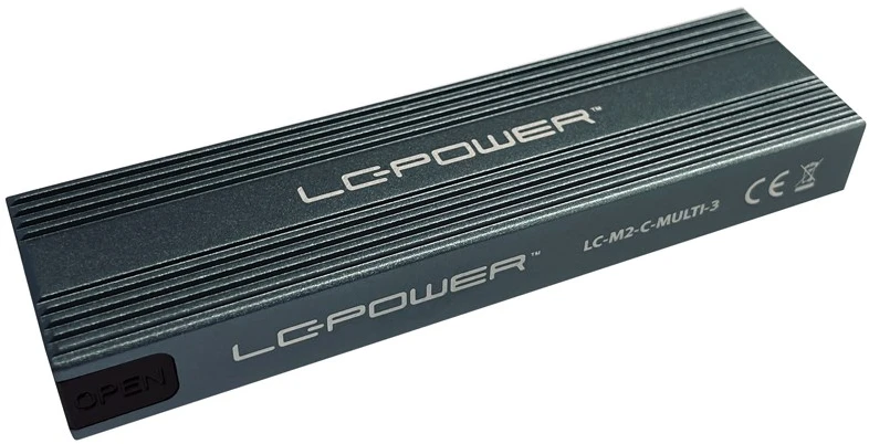 M.2 LC-M2-C-MULTI-3 LC-Power USB3.2 M.2 SSD plokštė (NVMe ir SATA)