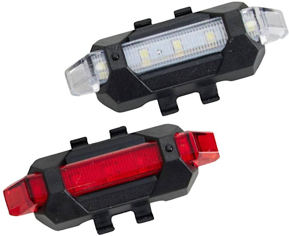 XQMAX Rinkinio LED dviračių šviesos su USB