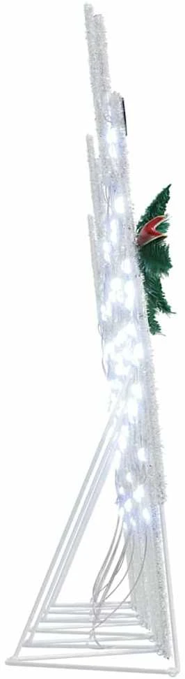LED elniai 6 vnt. Sidabro 45 x 19 x 65 cm audinys