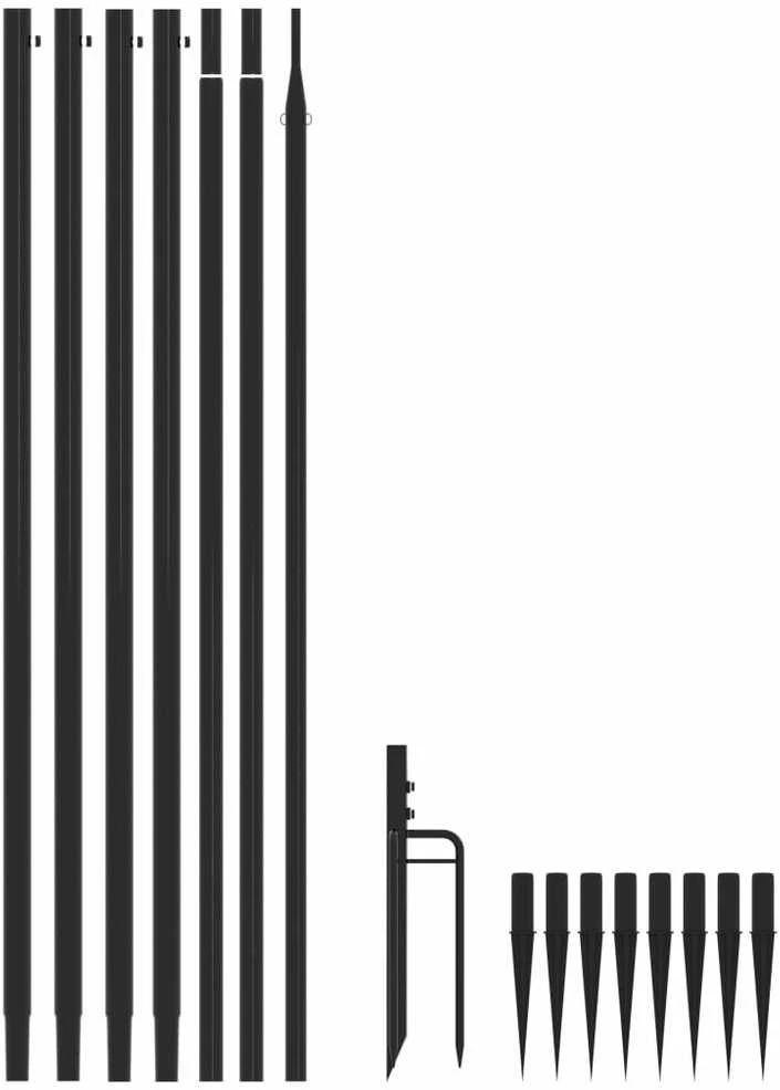 Kalėdų eglutės girlianda, 1300 įvairiaspalvių LED lempučių, 8m