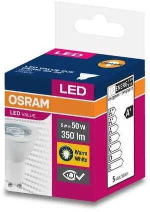 Candellux LED lemputė Osram Value PAR16 5W, GU10, 2700K, 350lm
