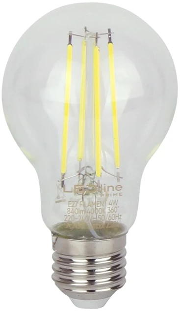 LED lemputė E27 A60 230V 7W 1470lm, 210lm/W, neutraliai balta 4000K, LED line PRIME