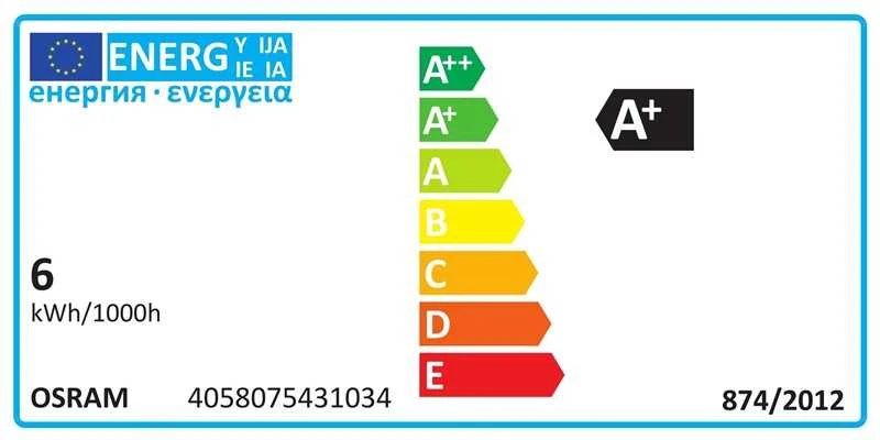 Osram 4,9W LED lemputė LED STAR CLASSIC P 40 FR, E27, 2700K