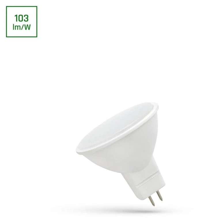 LED lemputė Spectrum GU5.3 MR16 4W 3000K 410LM 110° 12V