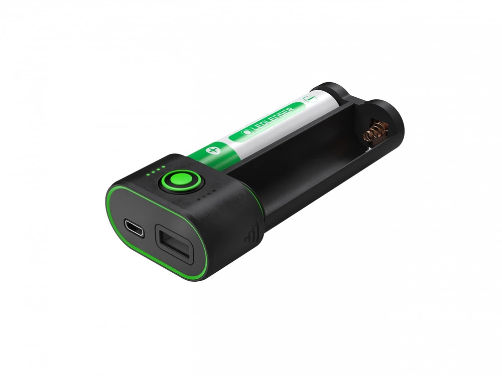 LED Lenser Ledlenser Flex7 6800 mAh Juoda, Žalia