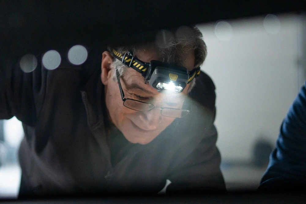 LED Lenser LED objektyvas | Priekinis žibintas HF6R Darbas