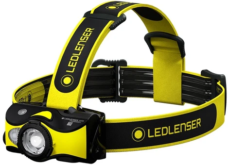 LED Lenser Ledlenser iH9R Juoda, Geltona Ant galvos tvirtinamas žibintuvėlis LED