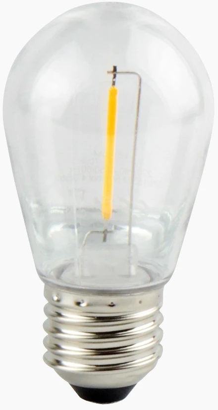 Blow Led Line Lemputė E27 230V ST45 1W, FILAMENT, šiltai balta 2700K, 50lm, plastikinė