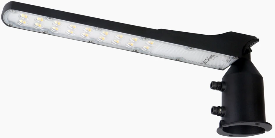 Led Line Lite 50W LED gatvės šviestuvas FLAMINGO, juodas, 4000K, 140°x70°