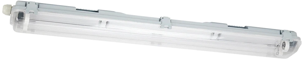 Led Line Lite Hermetinis šviestuvas VANTO 2xT8 IP65 60cm pilkas ABS/PS su reflektorium
