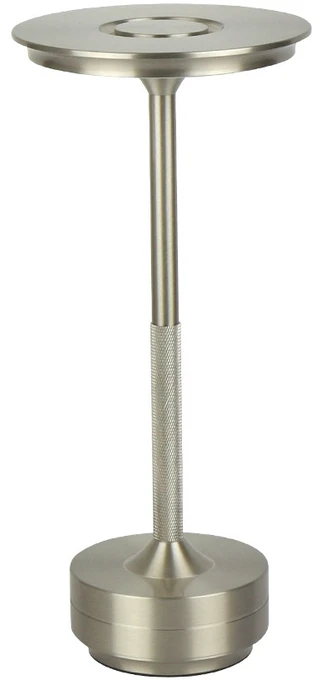 Led Line Lite Įkraunamas, stalinis šviestuvas CAMELIA, 2.5W, 250lm, CCT keičiamos spalvos, 4000mAh, sidabrinis
