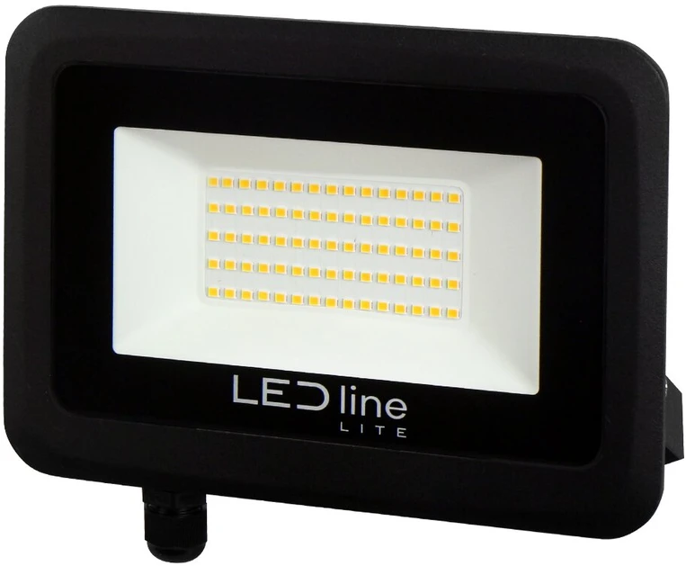Led Line Lite Lauko šviestuvas LED 50W neutraliai balta 230Vac, 5000lm, IP65, juodas, PHOTON, LED LINE