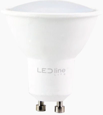 Led Line Lite Lemputė LED GU10 230V 7W 120 ° 581lm šiltai balta