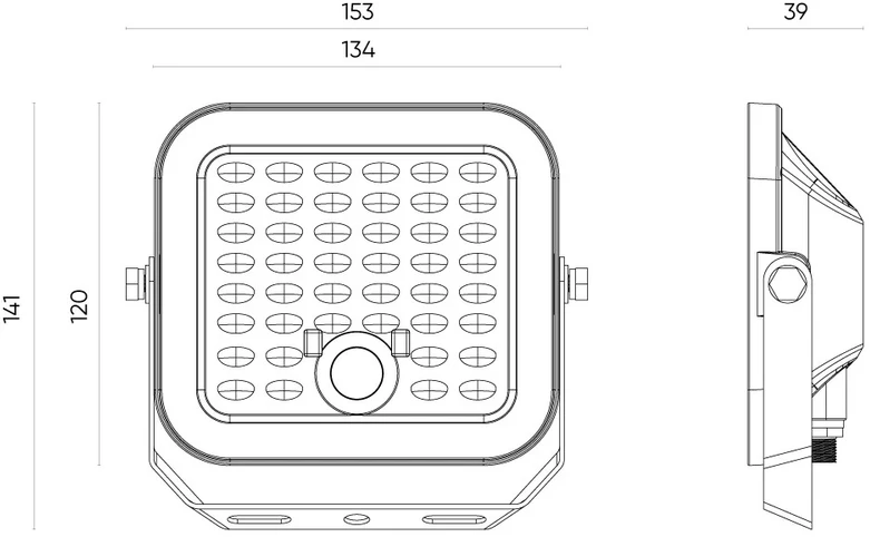 Led Line Prime Lauko šviestuvas su saulės baterija ir judesio jutikliu LUNIR, 1400lm, 4000mAh, 4000K, 100°