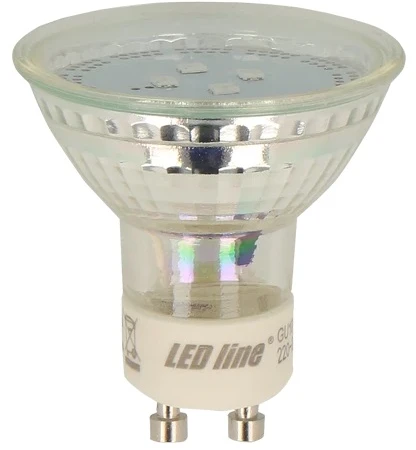 Led Line Prime LED lemputė GU10 230V 1W 3000K šiltai balta 80lm