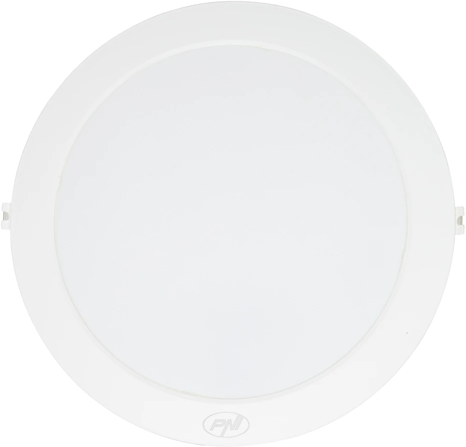 LED lubinis šviestuvas PNI D-Light 2402W 24W, įmontuojamas, apvalus, 6500K, 230V maitinimo šaltinis, 2640 lm, baltas
