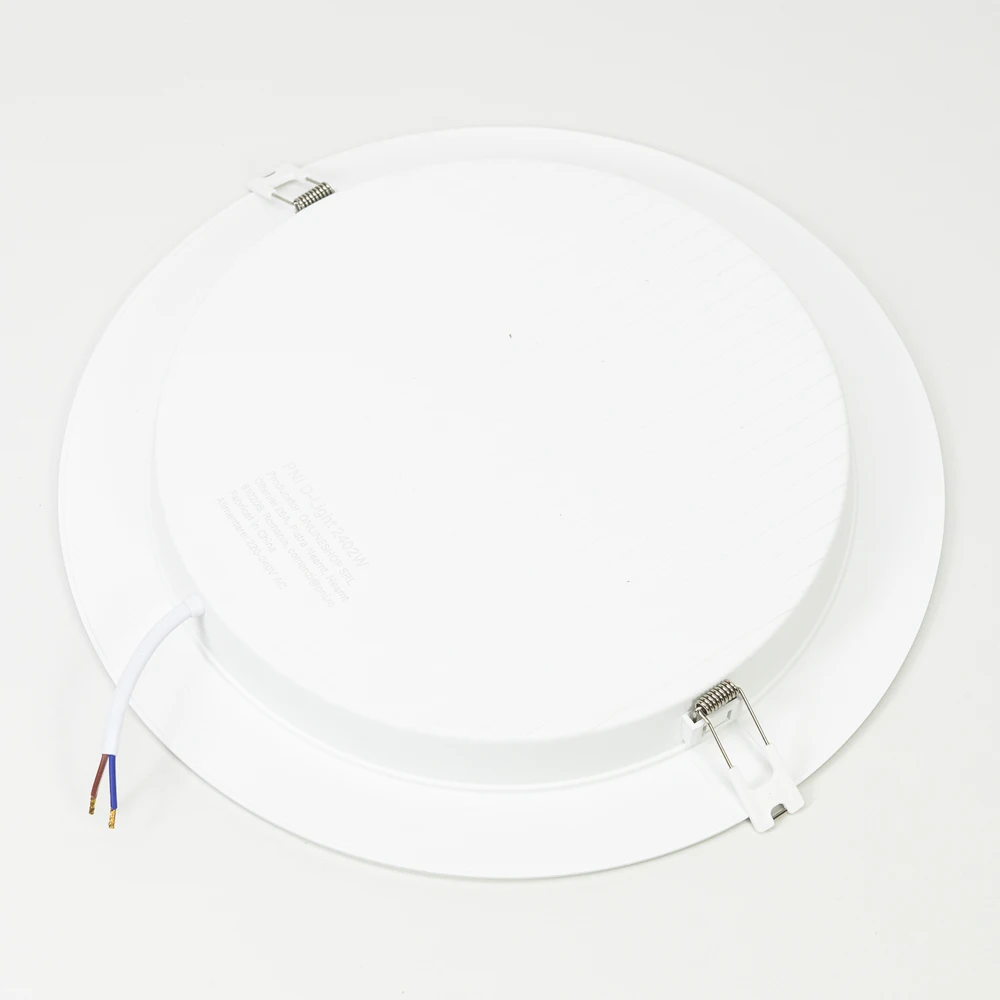 LED lubinis šviestuvas PNI D-Light 2402W 24W, įmontuojamas, apvalus, 6500K, 230V maitinimo šaltinis, 2640 lm, baltas