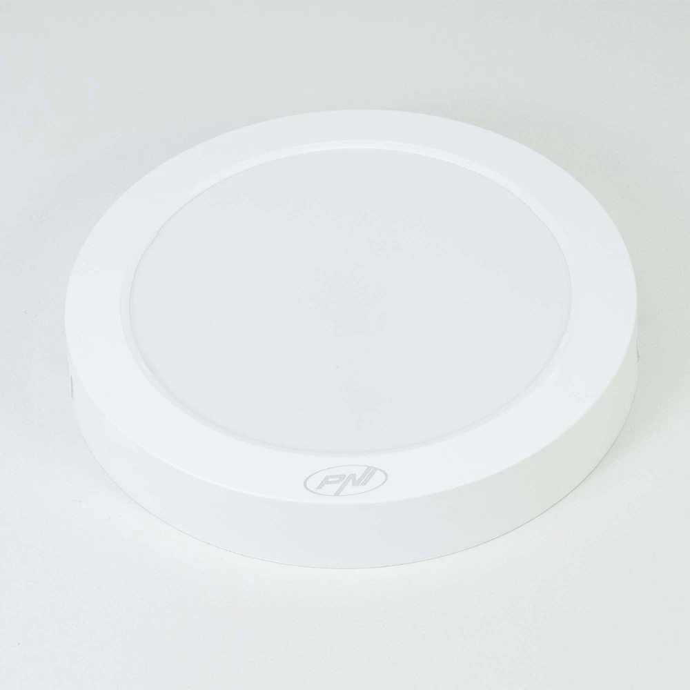 LED lubinis šviestuvas PNI D-Light CL2418 18W, apvalus 21,7 cm, 6400K, 230V, 1980 lm, šaltai balta spalva