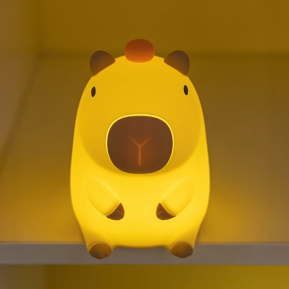 Sieninis šviestuvas LED naktinė lempa FRIENDLY CAPYBARA FNL-12 Forever Light