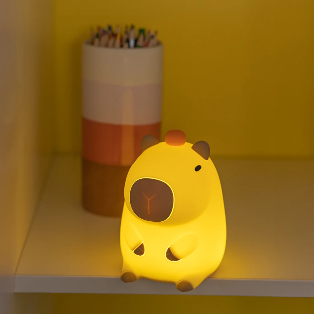 Sieninis šviestuvas LED naktinė lempa FRIENDLY CAPYBARA FNL-12 Forever Light