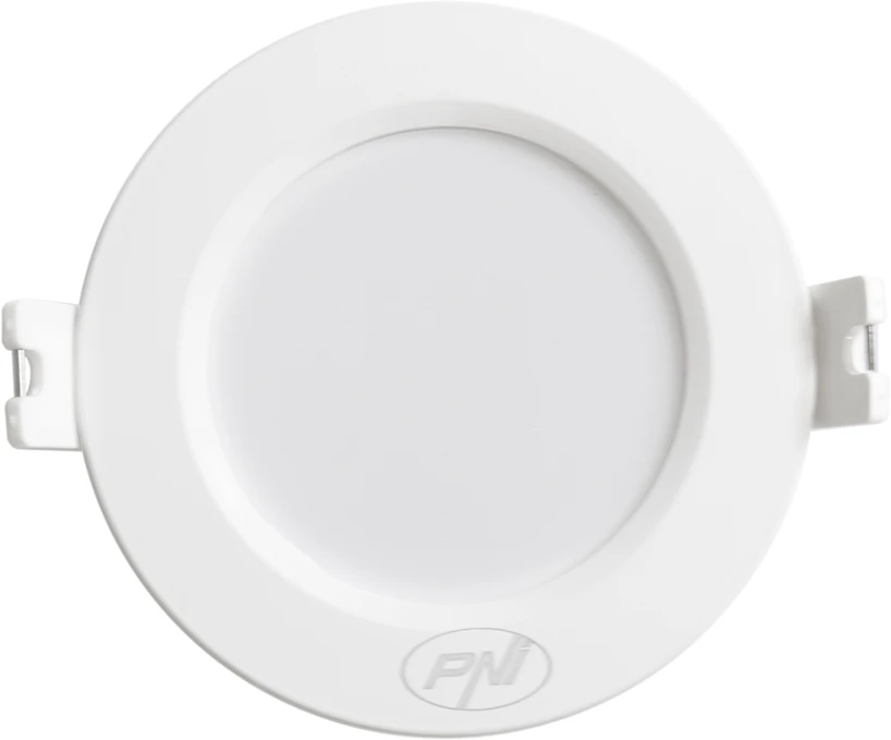 LED prožektorius PNI D-Light CL2503 3W, įleidžiamas, apvalus 9 cm, 6400K, 230V maitinimo šaltinis, 330 lm, šaltai balta spalva