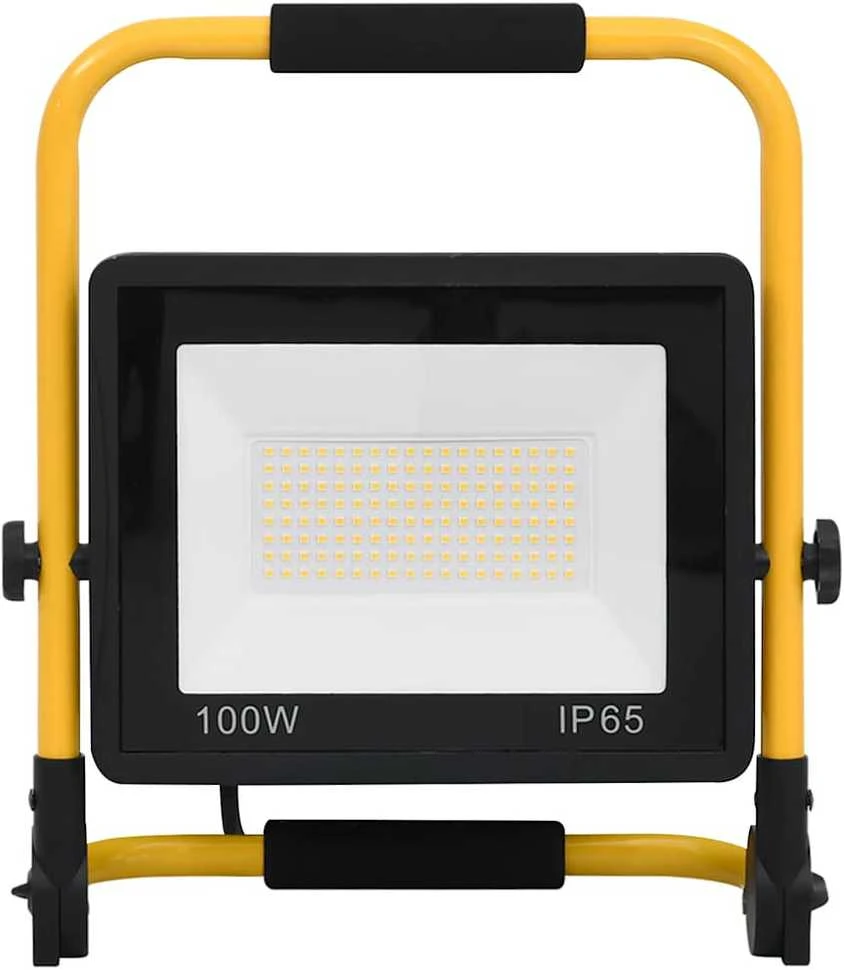 LED prožektorius su rankena, šaltos baltos spalvos, 100W