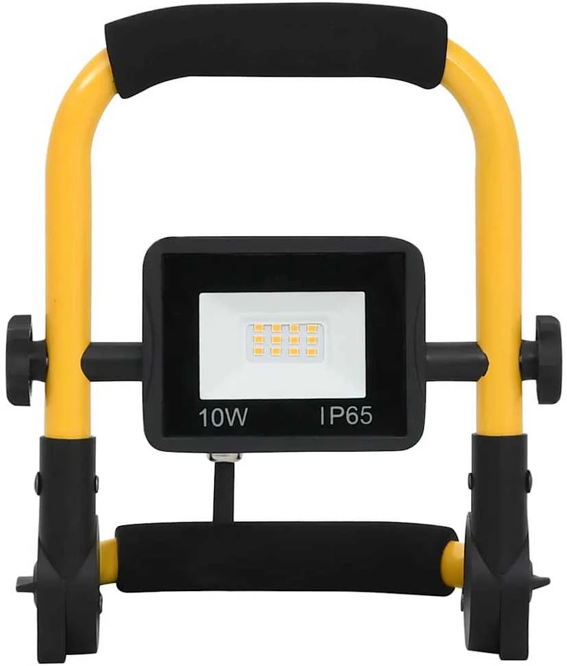 LED prožektorius su rankena, šaltos baltos spalvos, 10W