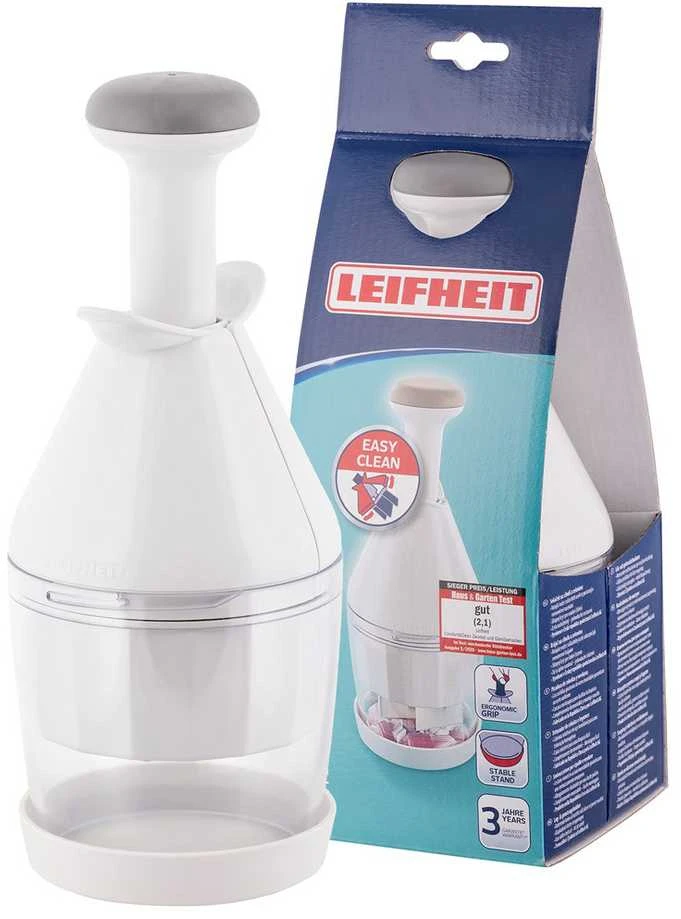 Leifheit Comfort & Clean 23030 baltas rankinis daržovių smulkintuvas