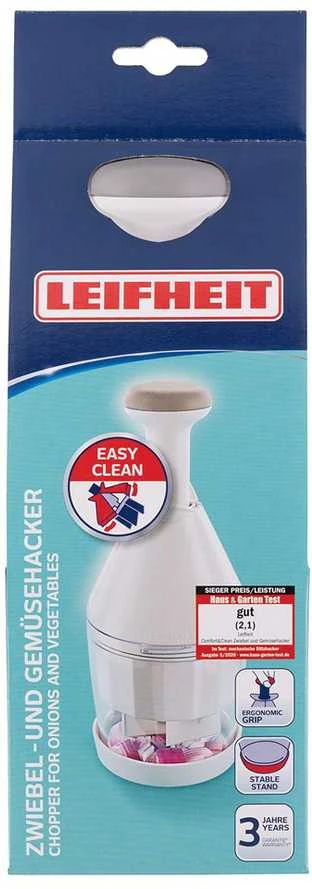 Leifheit Comfort & Clean 23030 baltas rankinis daržovių smulkintuvas