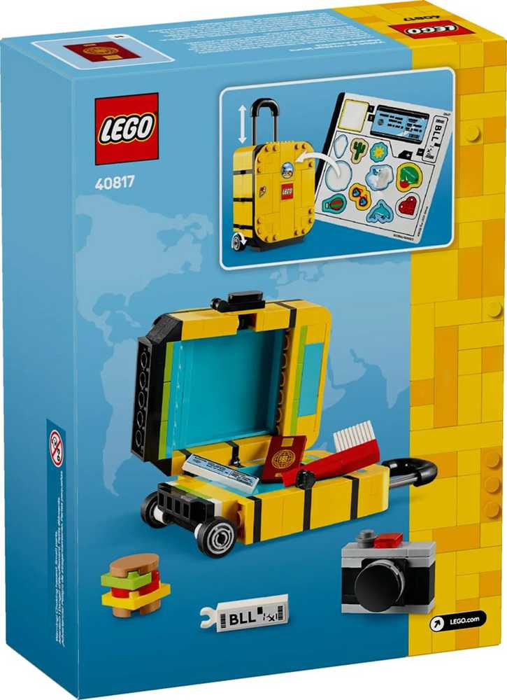 LEGO Geltona kelioninė lagaminas 40817