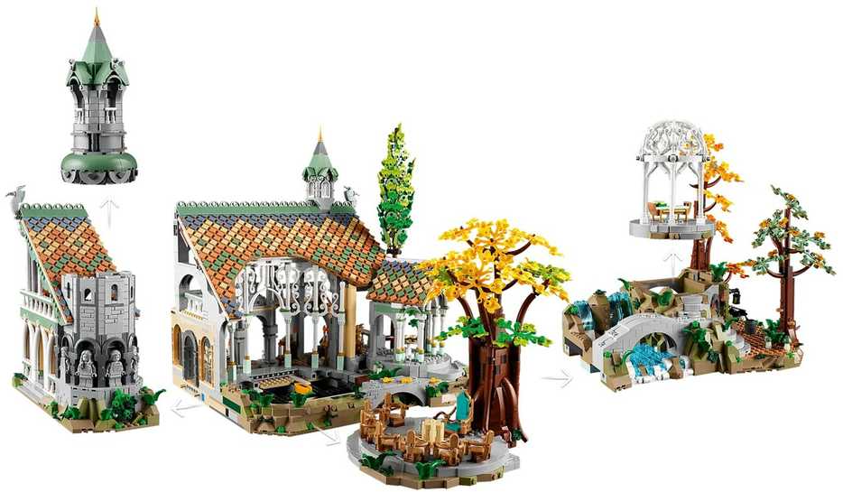 LEGO® Icons Žiedų Valdovas: Rivendelas (10316)