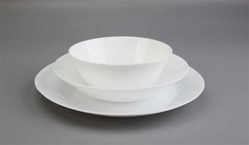 Lėkštė pietų Okko, 25.4 cm x 25.4 cm, balta