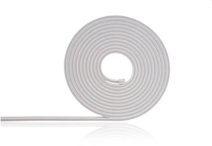 Lemlux LED juosta NEON FLEX 12Vdc, 9.6W/m, 144LED/m, šiltai balta, 4x10mm, 5m ritė, IP68