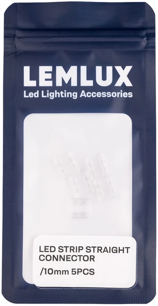 JUNGTIS LEMLUX LED JUOSTELĖ LINIJOS 10MM 5 VNT.